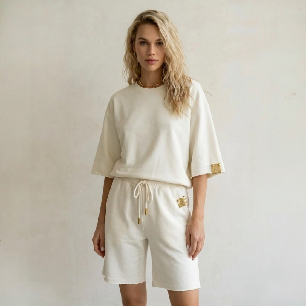 All white