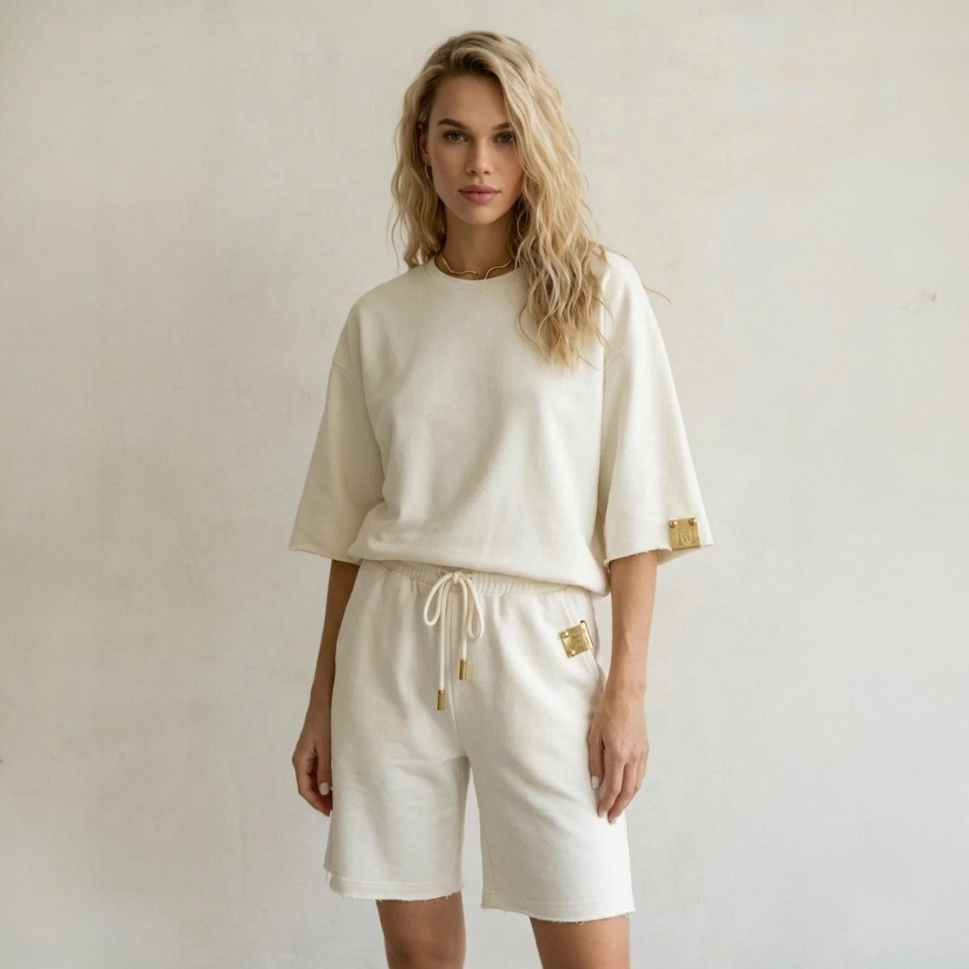 All white